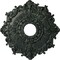 Ekena Millwork Riley Ceiling Medallion (Canopies up to 4 5/8"), 18"OD x 3 1/2"ID x 1 1/2"P, Painted Turtle Crackle CM18RLPTC - alternate 1